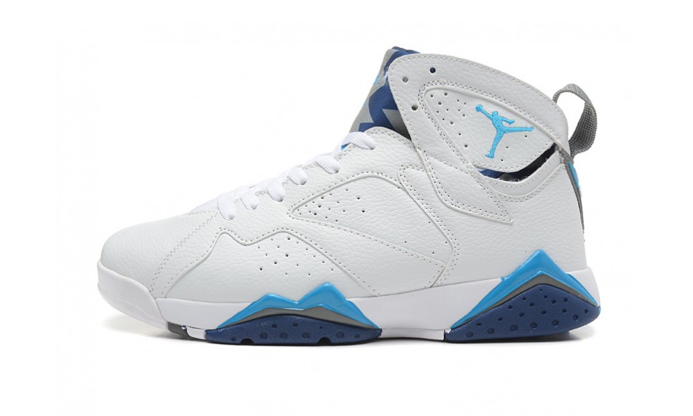 Retro 7 white and blue on sale